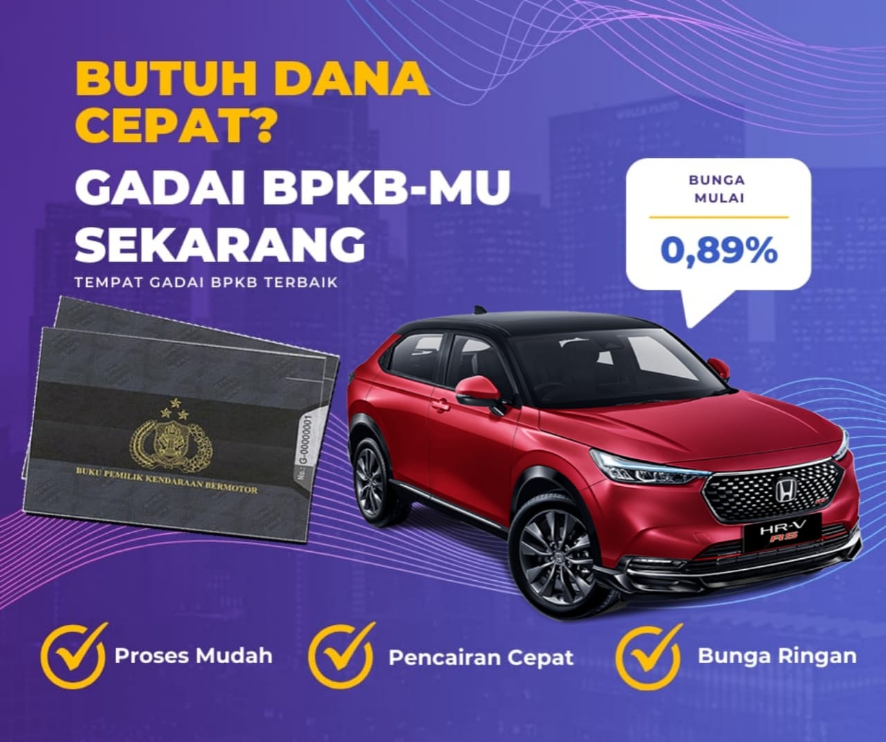 Pinjaman Dana Jaminan Bpkb Mobil Honda Hrv Dapat Pinjaman Berapa? Seperti Ini Simulasinya